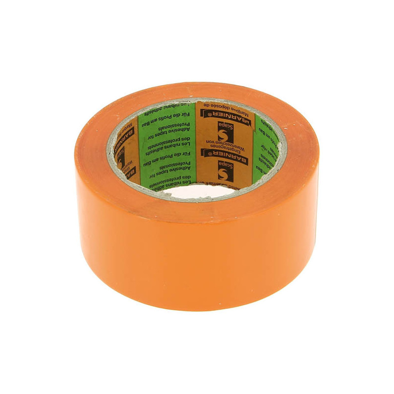 BARNIER - Ruban adhésif PVC plastifié 6095 Barnier - orange - rouleau de 75  mm x 33 m