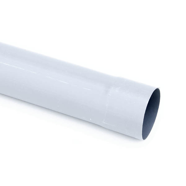 Tube PVC gris rigide - série normalisée