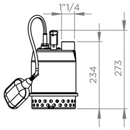 Pompe vide-cave inox submersible SXM Steelinox