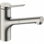 Mitigeur évier Zesis M33 150 douchette 2 jets Hansgrohe